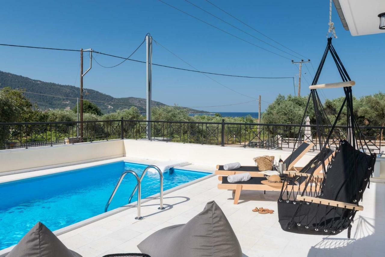 Arsenoi'S Pool Villa Skala Potamia  Buitenkant foto
